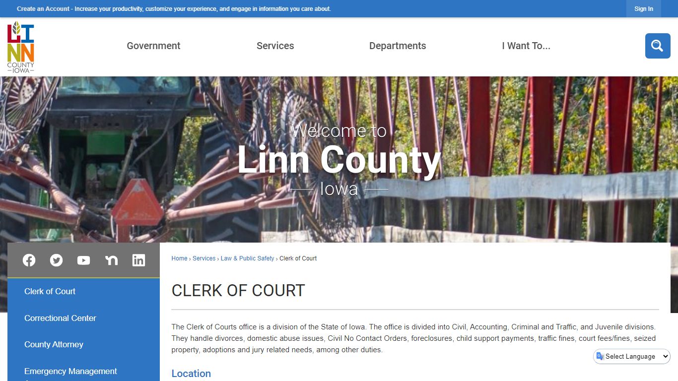 Clerk of Court | Linn County, IA - Official Website